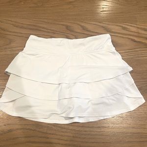 Athleta Girl Swing Skort Size L/12 white